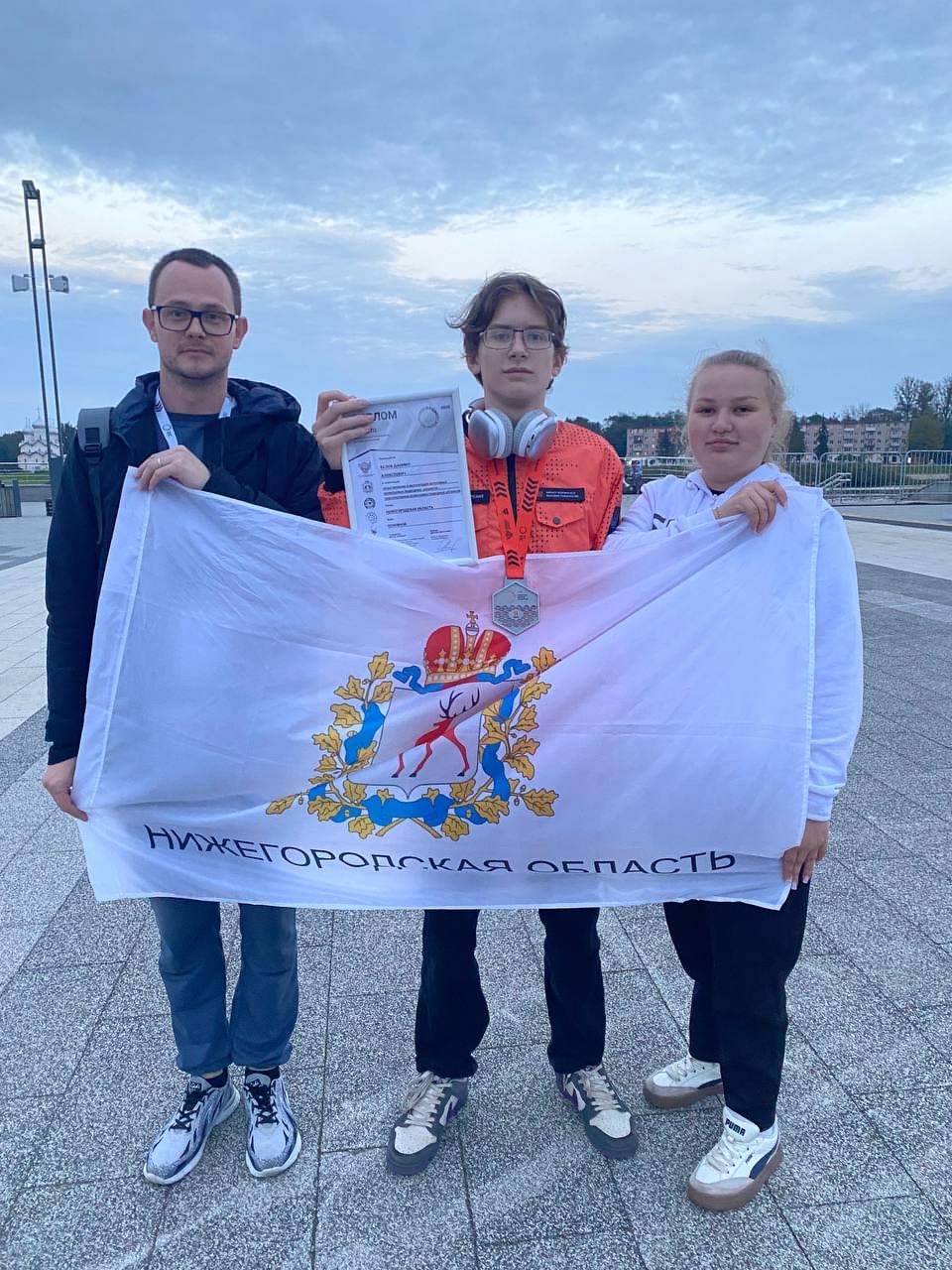 Серебряную медаль на финале Чемпионата высоких технологий в г.Великом Новгороде завоевал Белов Даниил (Городецкий Губернский колледж)
